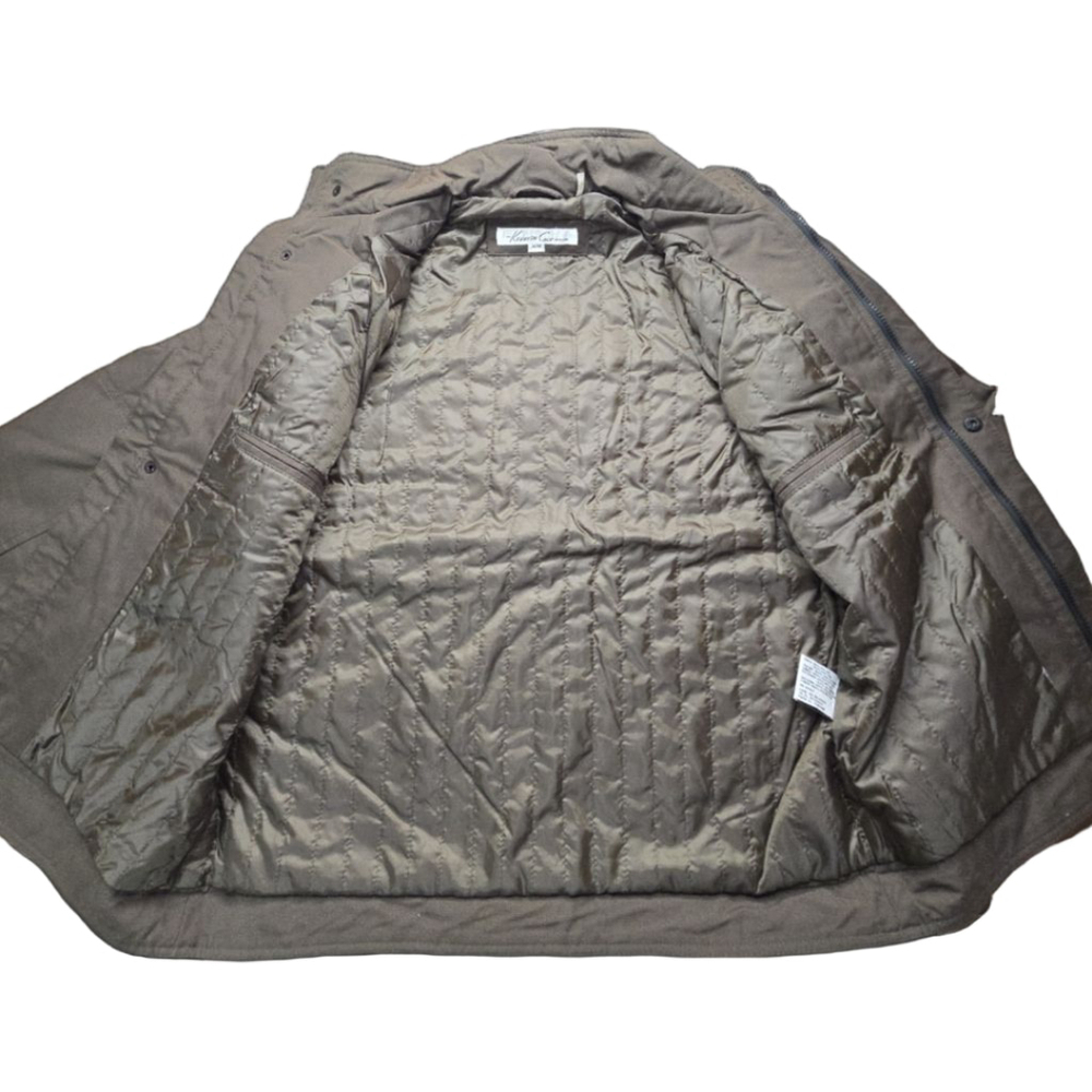 Kenneth Cole Utility Field Jacket Mens Medium Brown NWT Military Style - Picture 9 of 12